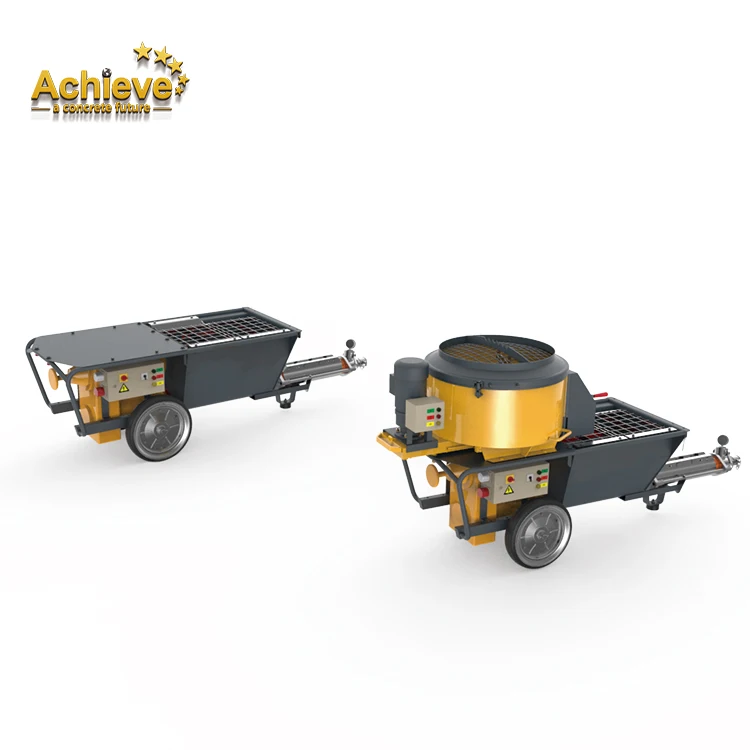 Mortar sprayer pump piston mortar plaster pump screw mortar grout pump