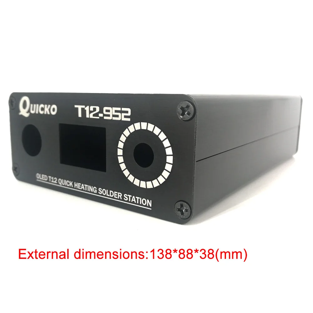 Injected mold table box enclosure case aluminum alloy shell for Digital soldering station DIY kits for OLED 952 station