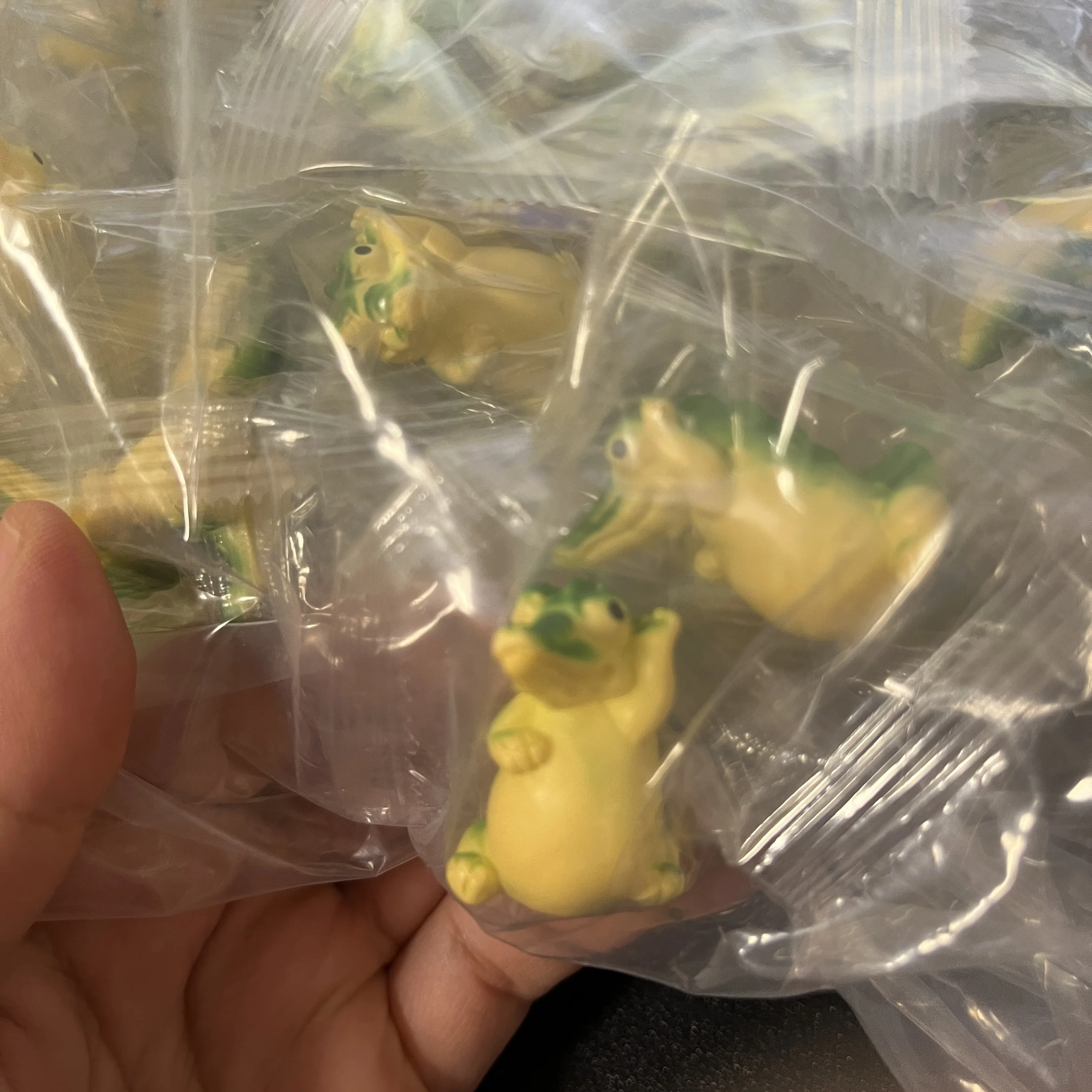 Foreign trade new landscape cartoon small crocodile diy decorative accessories mini ornaments