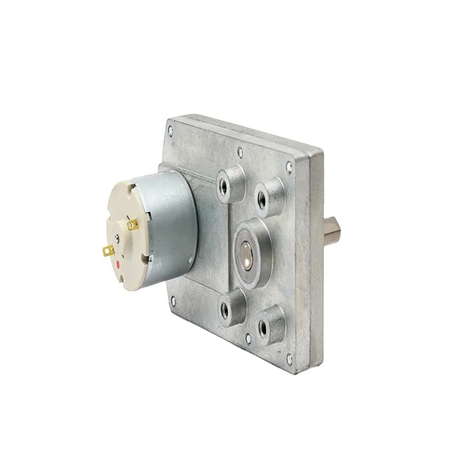 
Low Price Guaranteed Quality Square Zinc Alloy Electric Small Gear Motor 