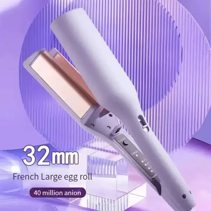 2023 New Arrivals Trending Products Curling Iron Wave Rolls Negative Ions Ceramic Egg Roll Stick 32Mm Mini Hair Curler Machine