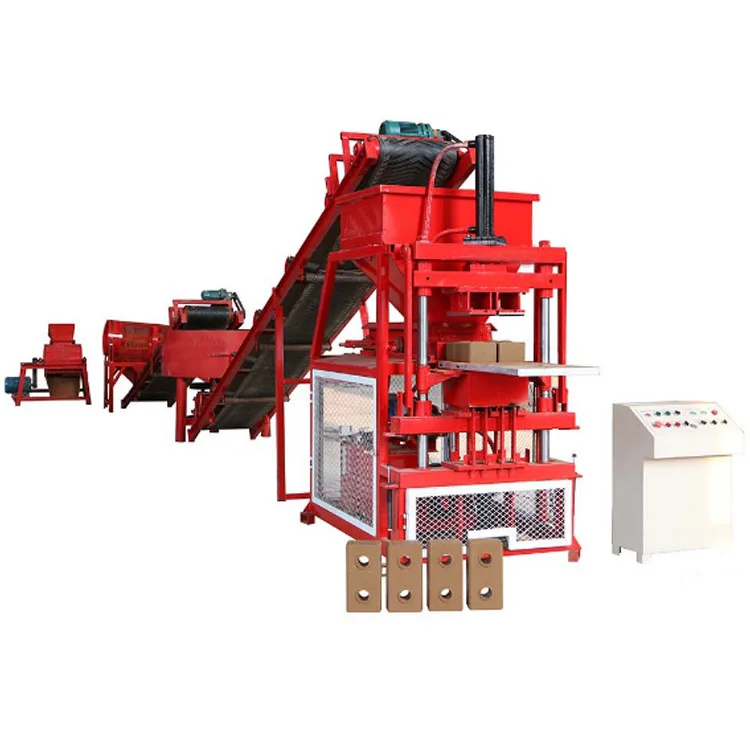 Hydraulic Press Interlocking Brick Machinery 500 Ton