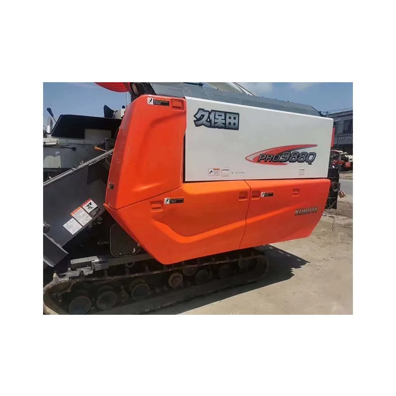 
High quality Kubota 988Q reaper harvester for rice and rape 