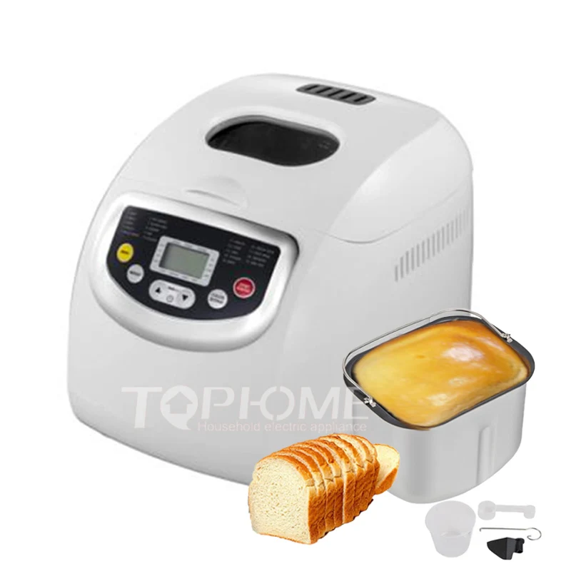 ETL 600 Вт 2LB емкость 19 настроек безглютеновая электрическая хлебопечка пластиковая хлебопечка с смотровым окном