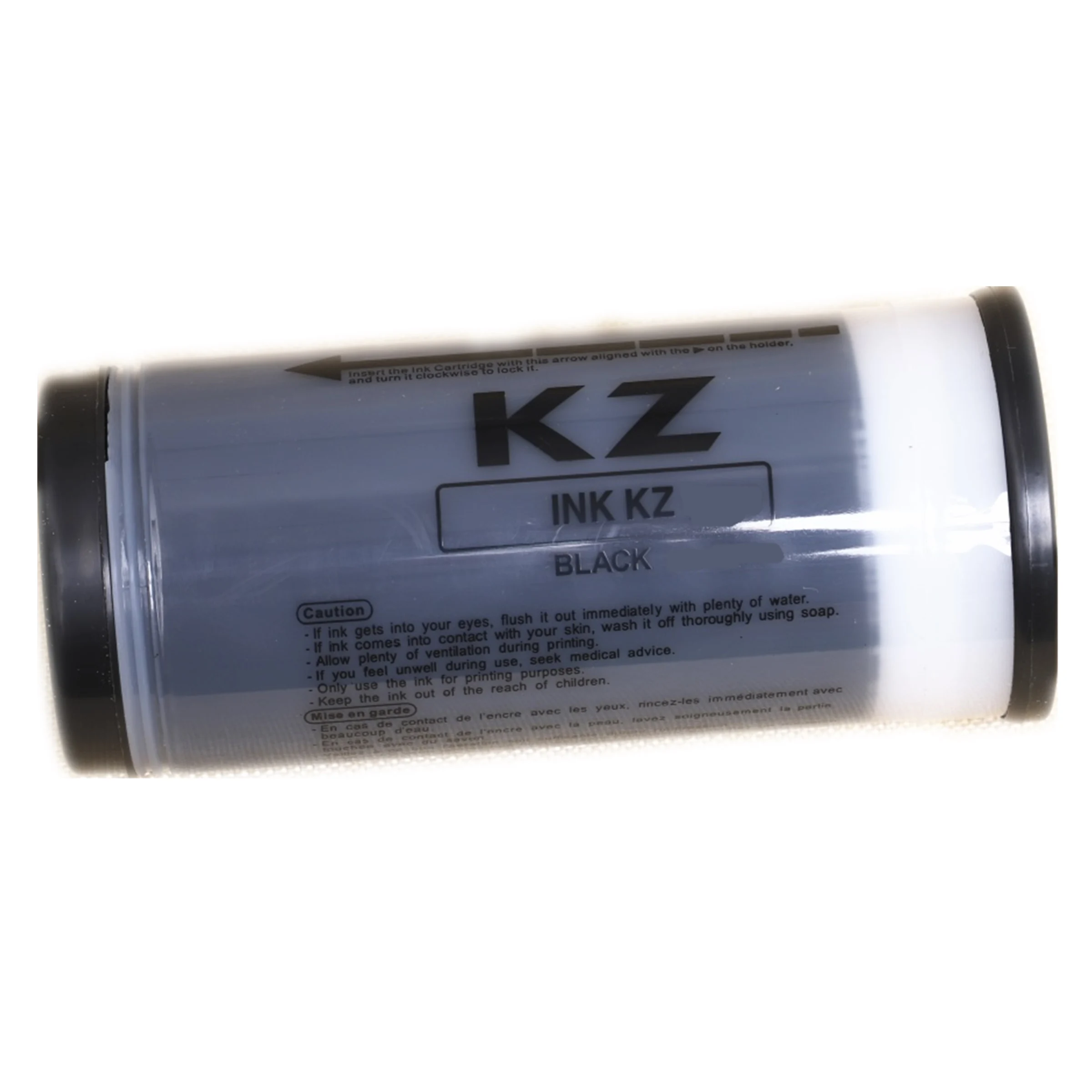 KZ Ink and Master Compatible for Risos Black Carton Packing Digital Printing Water Based Ink for Flexo Printing Machine Carton