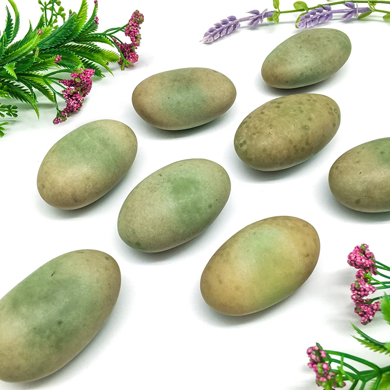 Wholesale Natural Crystal Luminous stone small size crystal Luminous eggs stone glow at night fluorescent stone for decoration