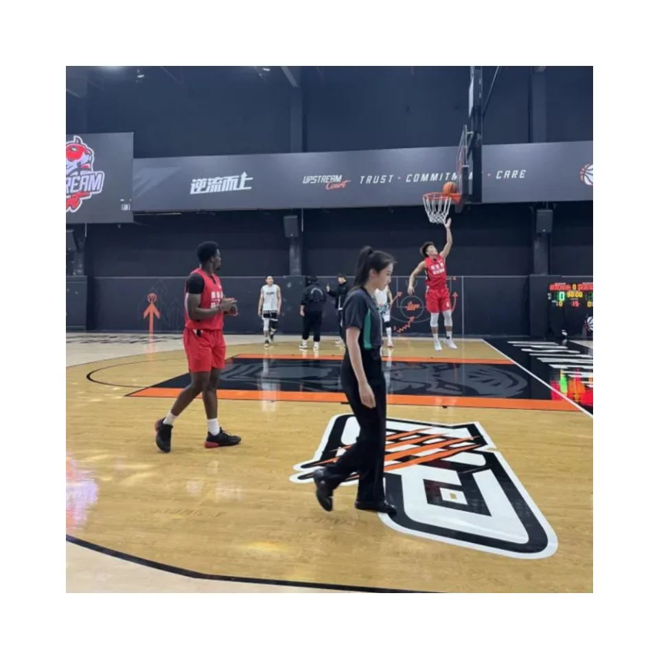 Waterproof Nonslip Adjustable Outdoor Basketball Board Football Pitch Tiles for All Ages hardwood sports flooring