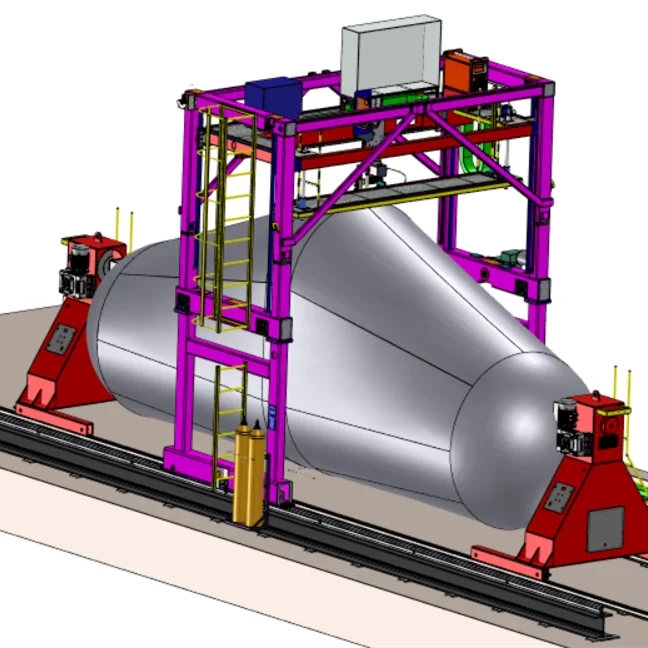 Welding machine/Transport oil/fuel tank-trailer seam welding machine