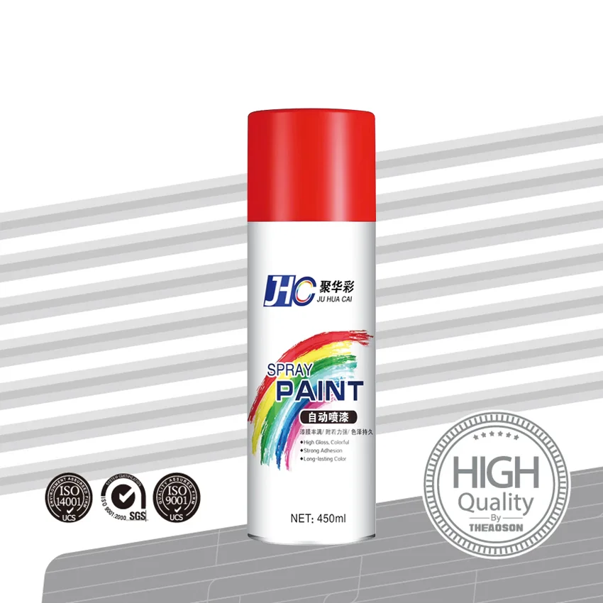 Factory OEM 450ml Aerosol Paint Spray Easy Performance Spray Paint chrome metallic painting