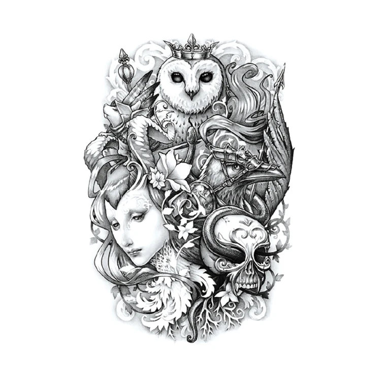 Women Cheap Price Free Environmental Long Lasting for Tanning Custom Individual Tattoo Stickers CMYK/PMS 5-7 Days on Skin