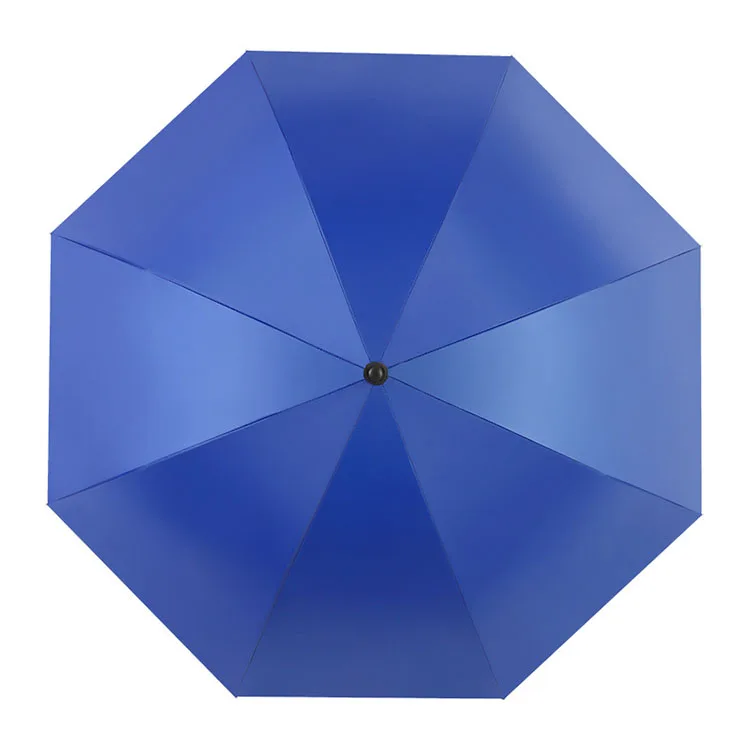 CHUVABAND 21 Inch 8 K Factory Wholesale Silver Coated J-Shape Handle Automatic Cheap Rain Umbrella With UV