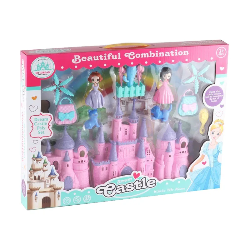 Best Girl Toys Hot Sale Christmas Toys House Play Set Family Game Plastic Castle