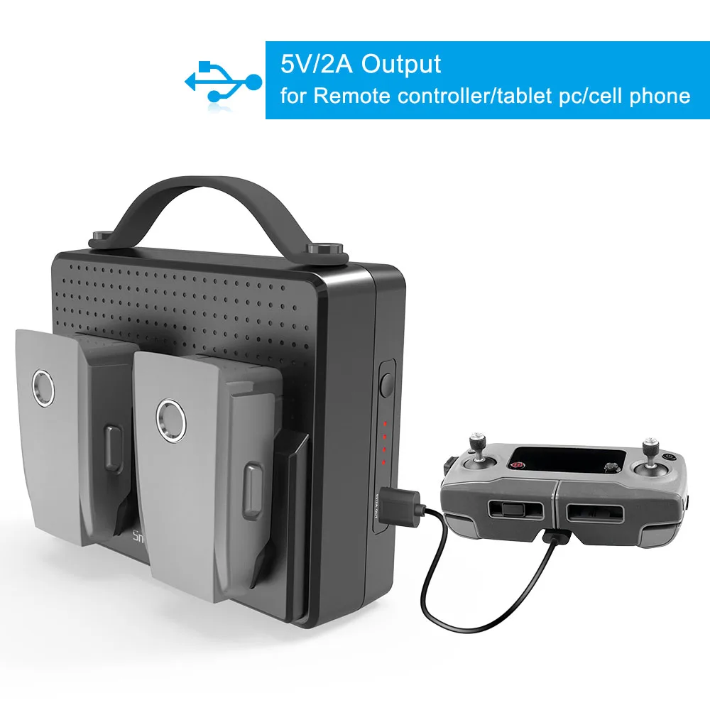  Smatree Mavic 2 Pro 148Wh портативная зарядная станция высокоскоростная док-станция совместимая с DJI Pro/Mavic Zoom Drone