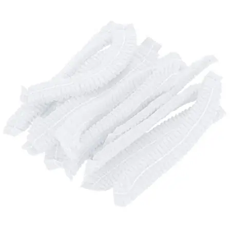 Disposable cap Mob Caps Hair Net Cap 100pcs elastic Free Size for Cosmetics, Beauty, Kitchen, Cooking, Home Industries, Hospital
