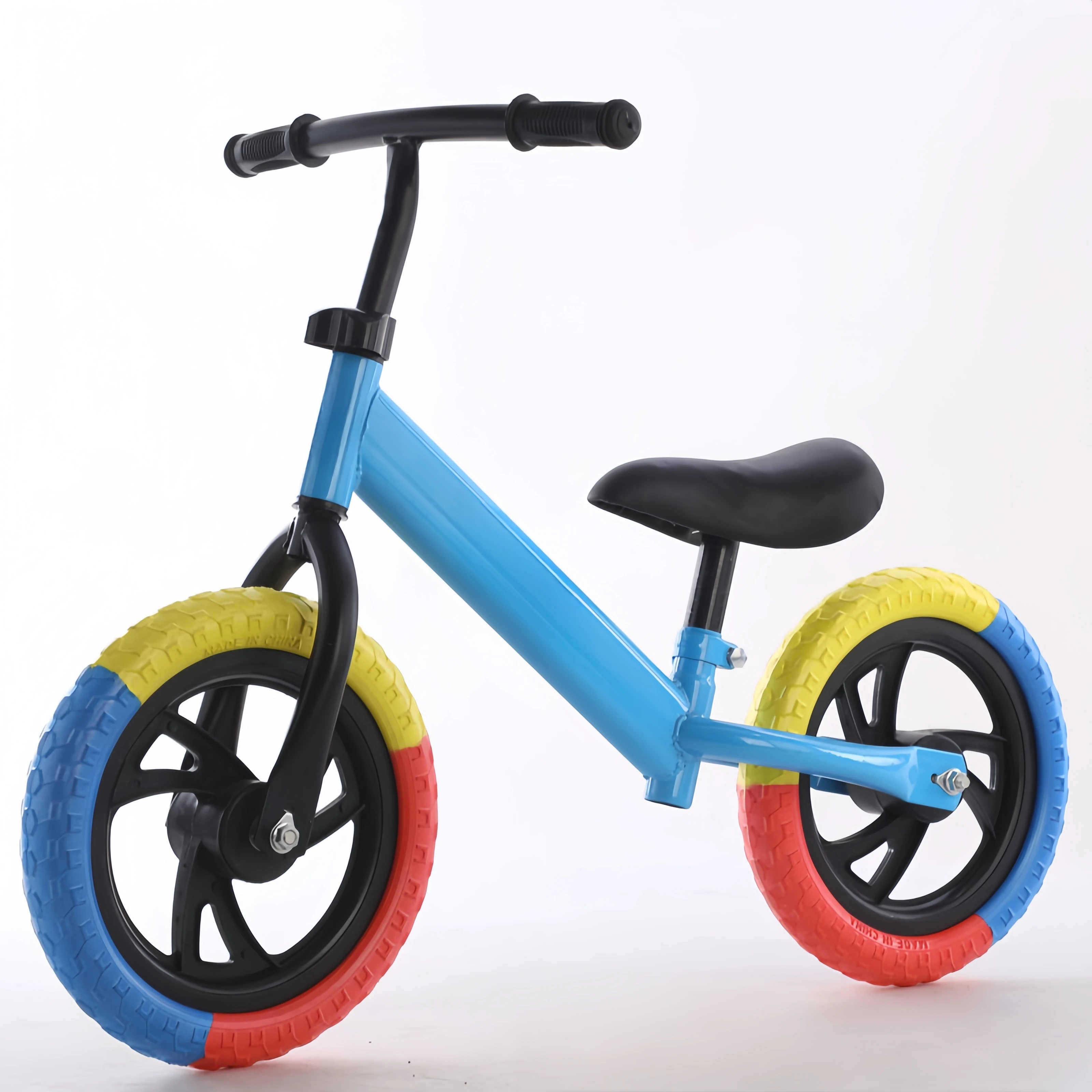 12-Inch Kids Balance Bike with Steel Fork New Design Slide Fashionable Bicycle for Children No Pedals Required