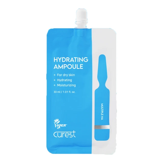 Curest Hydrating Ampoule 30ml best vitamin c serum good vitamin c hyaluronic acid and bam boo extracts to help manage oil