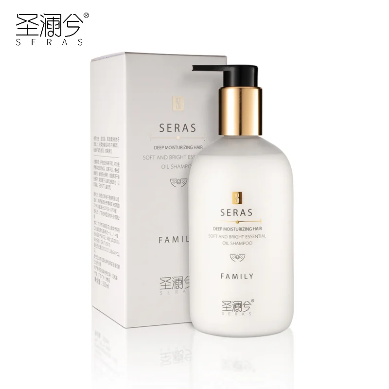 
SERAS OEM Индивидуальные Роскошные Оптовая собственный бренд силикон Бесплатная веганских материалов на основе натуральных органических кокосовое масло шелк Уход за волосами набор шампуней 