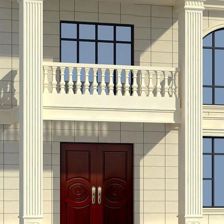 Factory precast plastic balcony baluster mold and roman vase column pillar mould for concrete