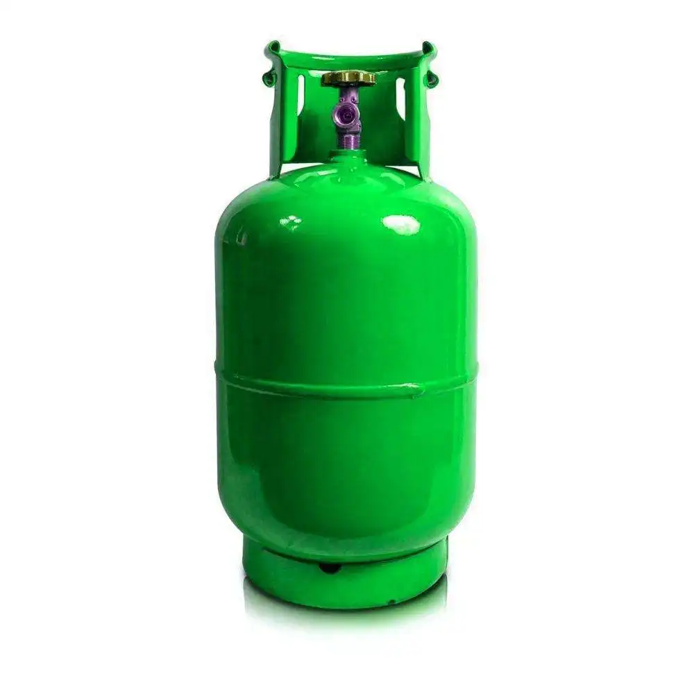 Zhangshan steel with valved 12.5kg gas cylinders LPG gas tanks are used for camping cooking