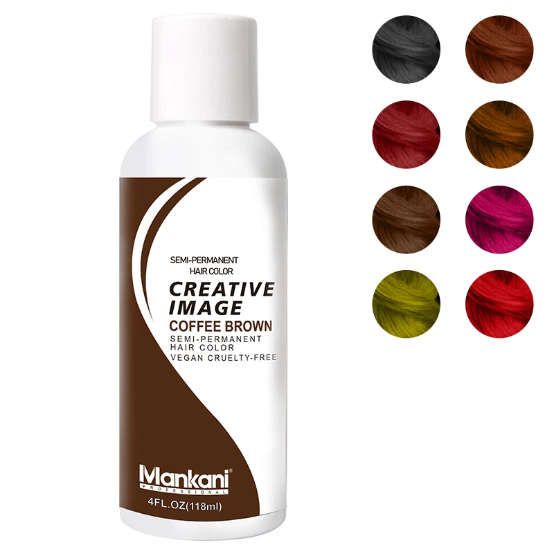 OEM Wholesale Silky Red Hair Color Dye Permanent Hair Dye Vegan Semi Permanent Hair Dye Color