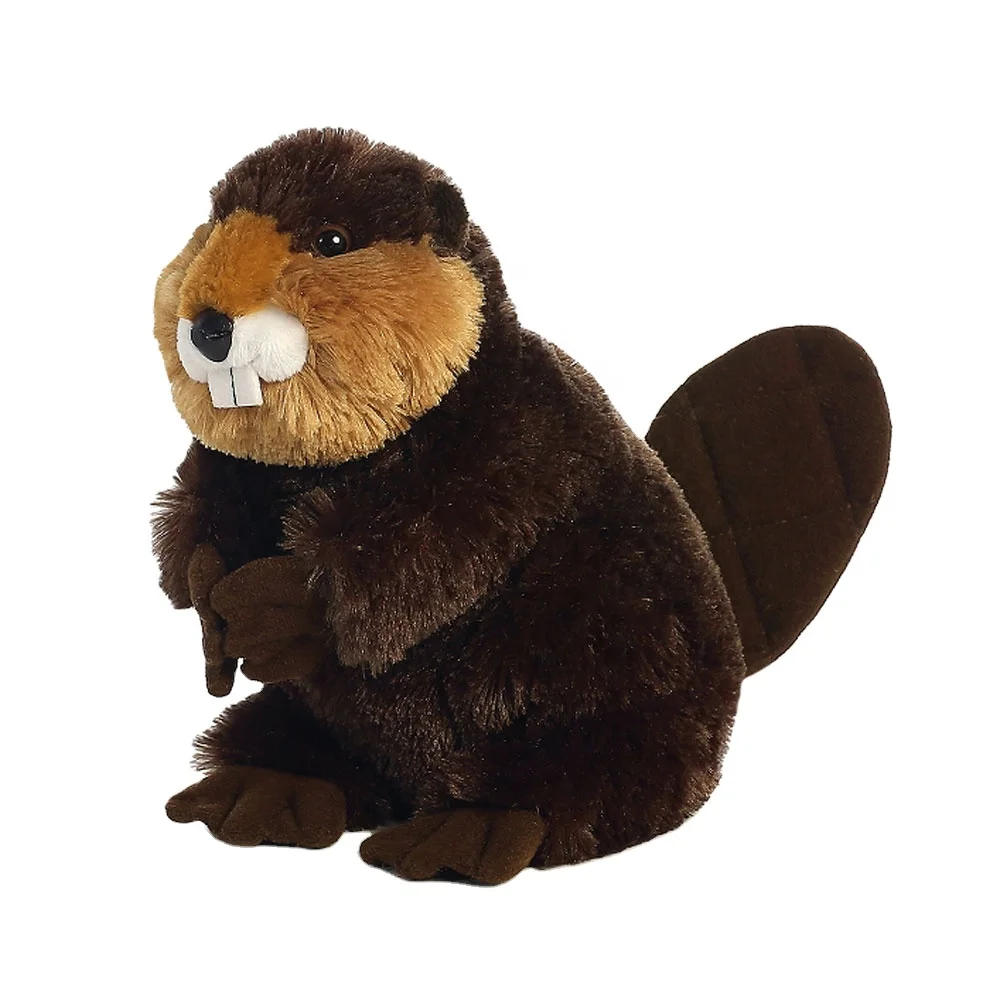 China Factory Wholesale Products Super Soft Stuffed Kids Play Toy Peluches Animal Beaver Plush Toys