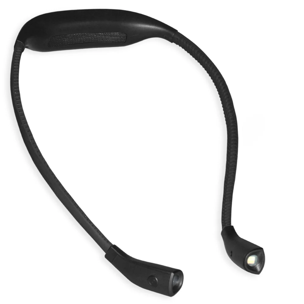 
Rechargeable Super Bright LED Book Neck Light ABS 3 Level Control Reading Neck Hug Light Battery Book Light Reading 