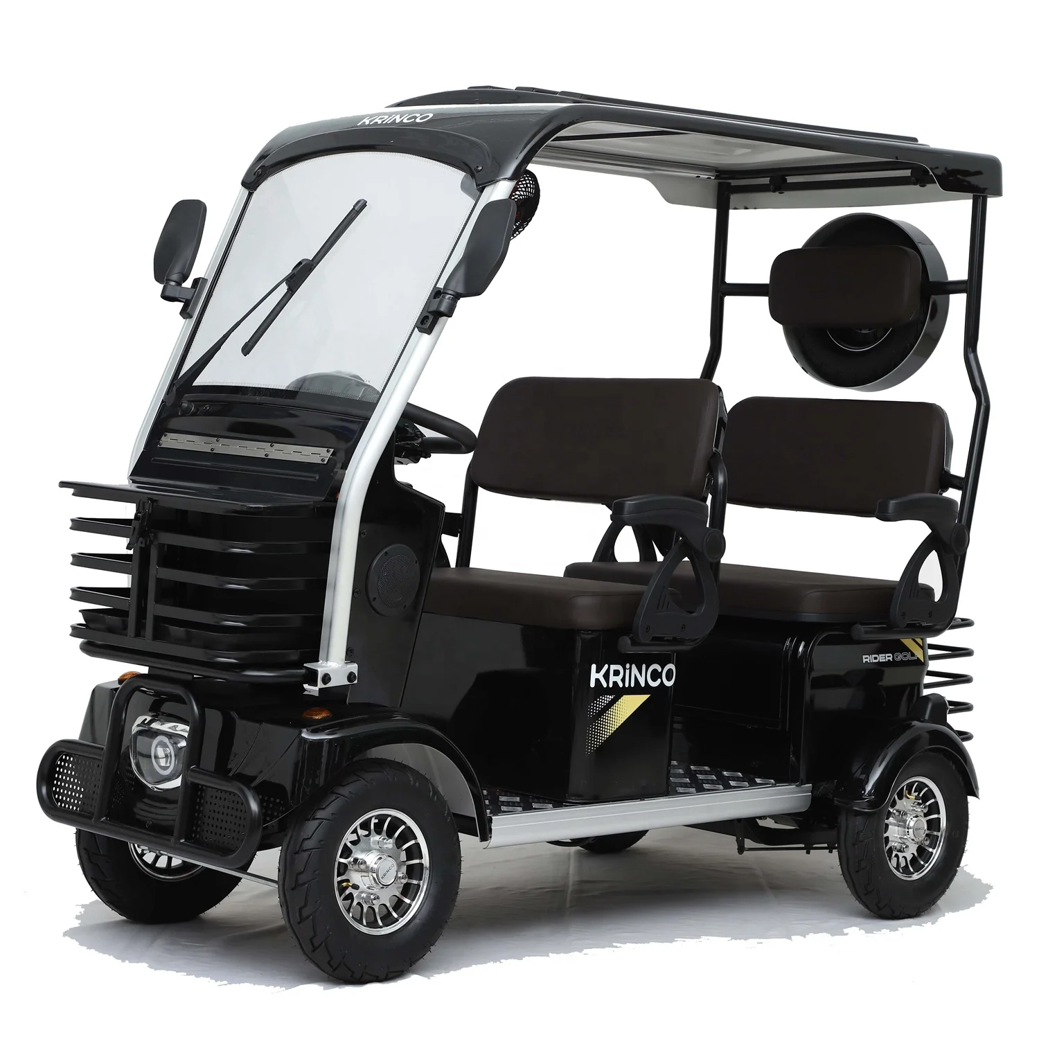 1000W Electric 4 Wheel Scooter For Adults  Electric Mobility Scooter With Roof Four Wheel Elderly Scooter