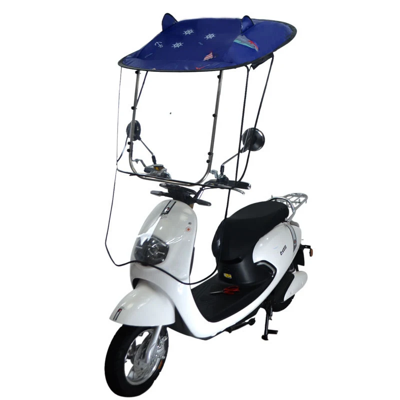 Уличные ветрозащитные Зонты WXL420 для лобового стекла мотоциклетные складные зонты электрического велосипеда съемный зонтик от солнца мотоцикла