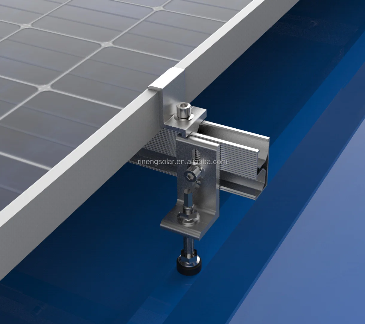 Wholesale  Solar  Hanger Bolt Mounting System for T-shaped Iron Sheet Roof