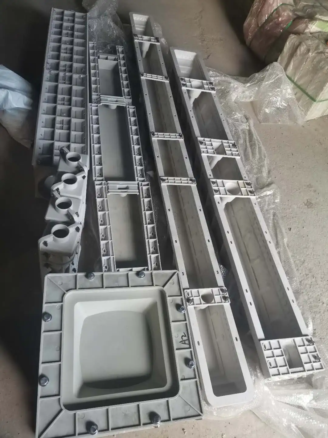 plastic precast concrete cement ornamental garden  pergola set moulding mold for outdoor garden and villa