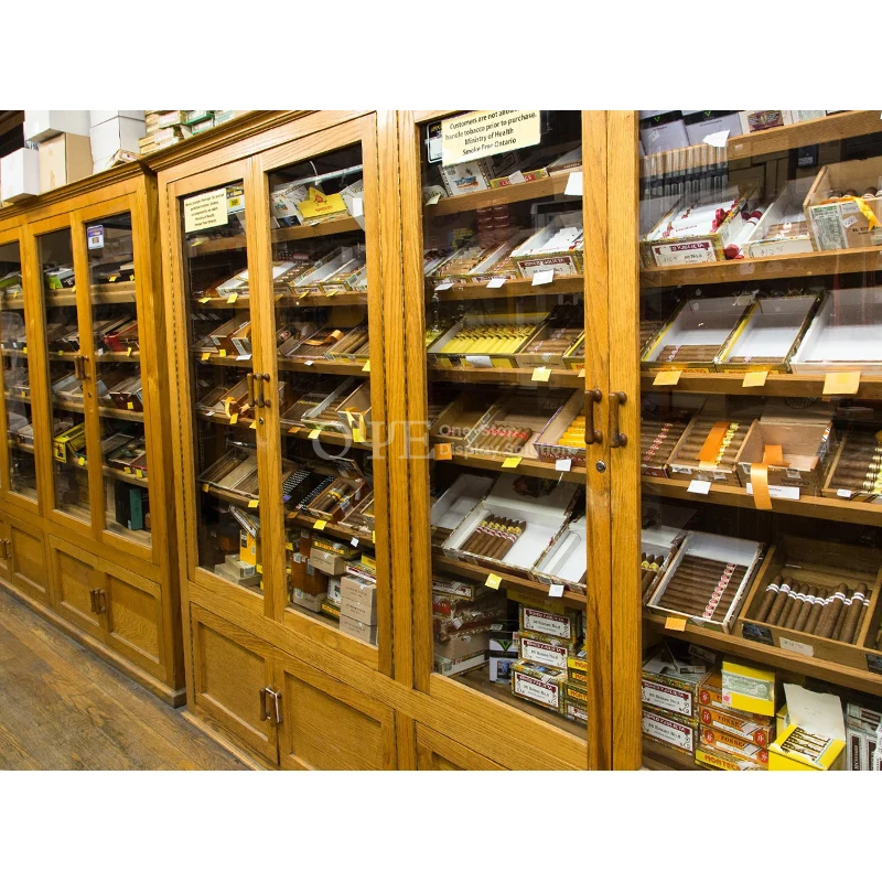 Большой 4000 - 5000ct дисплей увлажнитель сигар двухдверный шкаф для хьюмидор