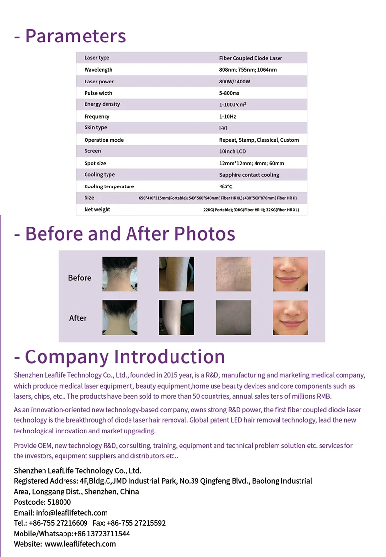 2023 Big POWER 2100W 808nm Fiber Coupled Diode Laser Hair Removal Device / fiber hr hair removal machine withFDA