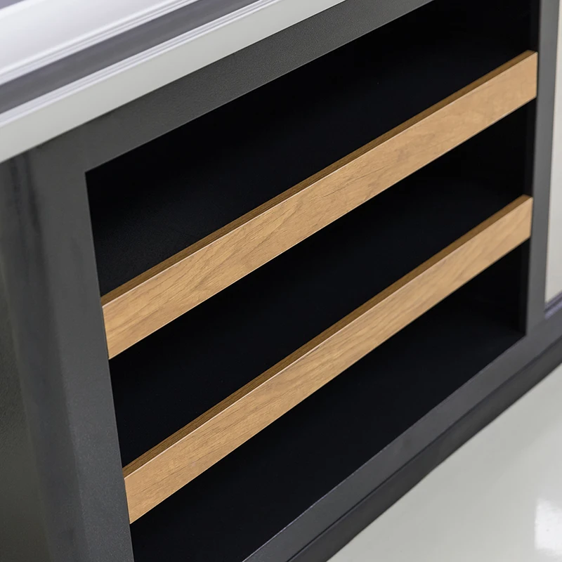 Supermarket Design Pos Cash Register Desk Retail Store Checkout Counter For Sale