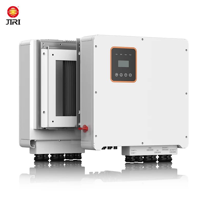 Jiri high quality hybrid inverter 3 phases growatt120vac hybrid inverter 3 phase with remote monitoring for home use
