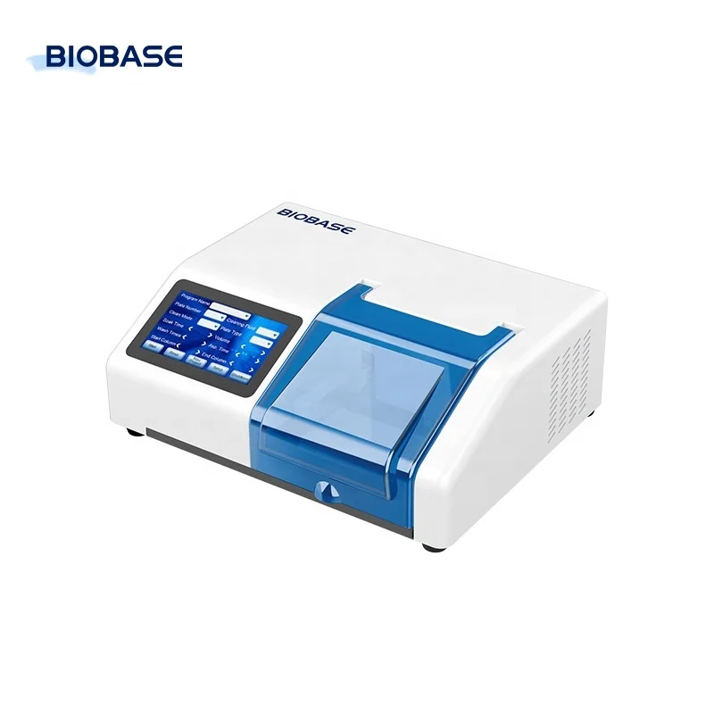 BIOBASE china elisa microplate washer manufacturer 96-well semi-auto microplate elisa washer for laboratory and hospital