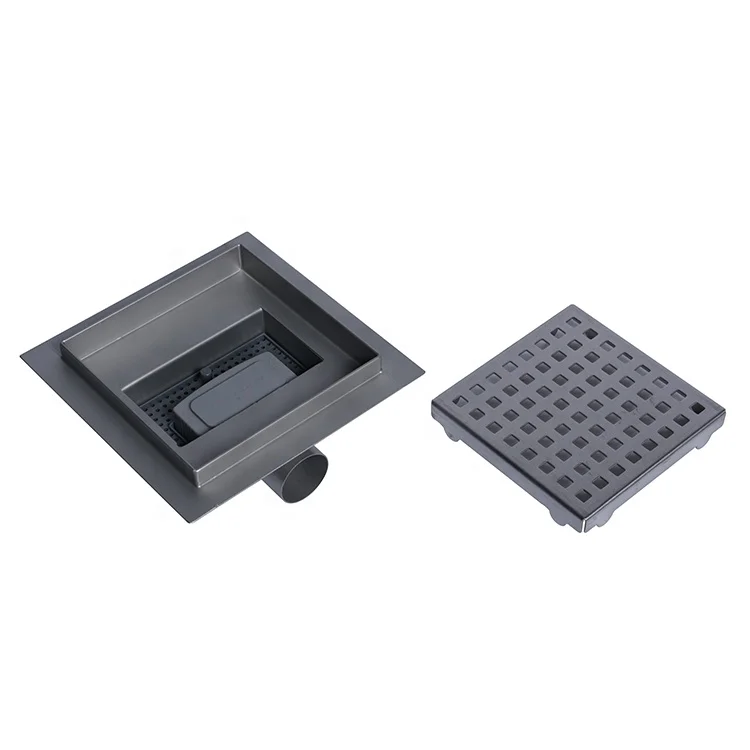 2022 China top factory products custom stainless steel trap square floor drain