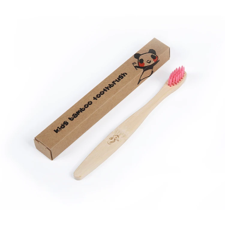 Индивидуальные эко-биоразлагаемые детская зубная щетка из мягкой натуральной для малышей и детей постарше бамбуковая зубная щетка 4 шт. в упаковке