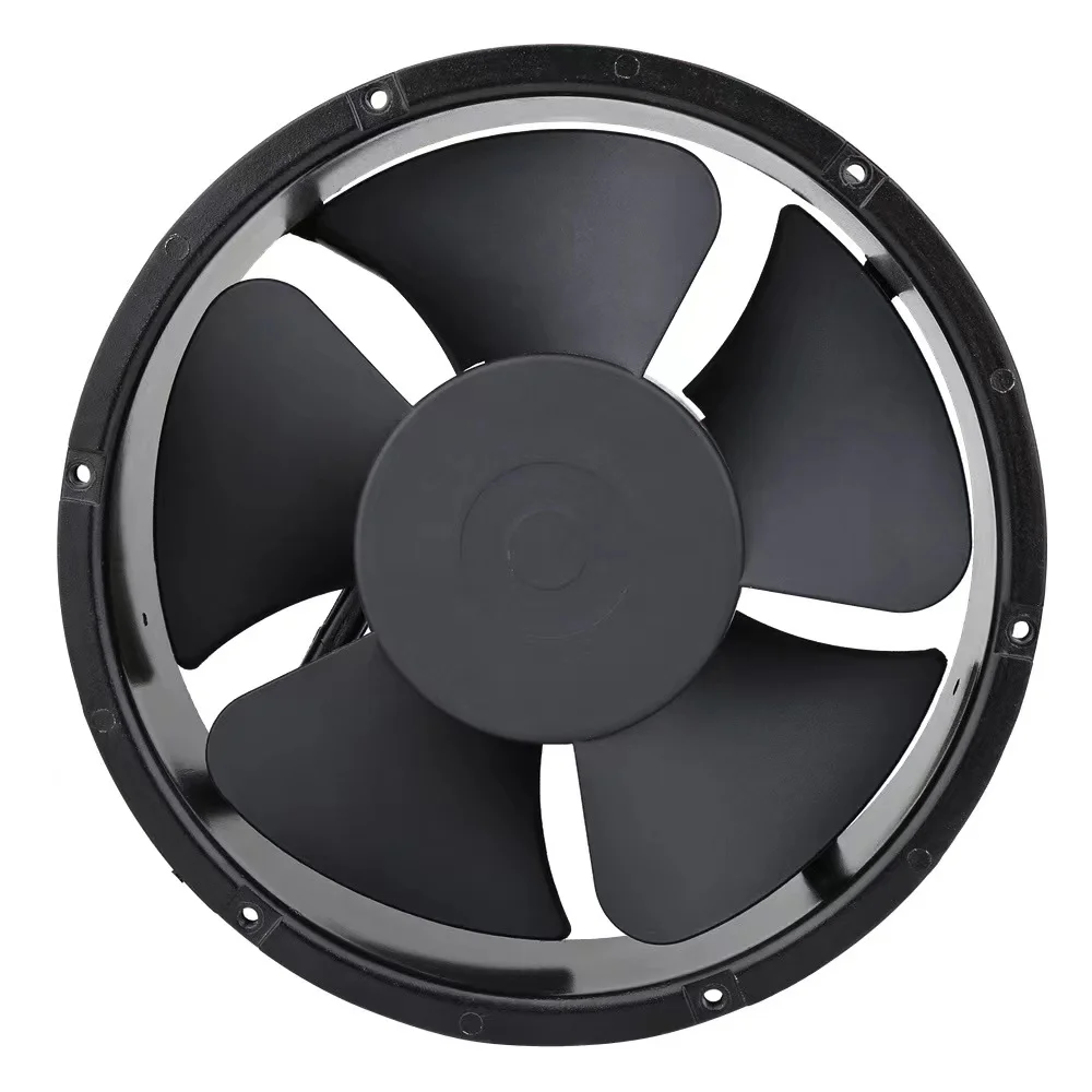 High quality pure copper ac 120 x 120 x 38 mm low noise high temperature metal frame egg incubator fan 220v 18w ball bearing