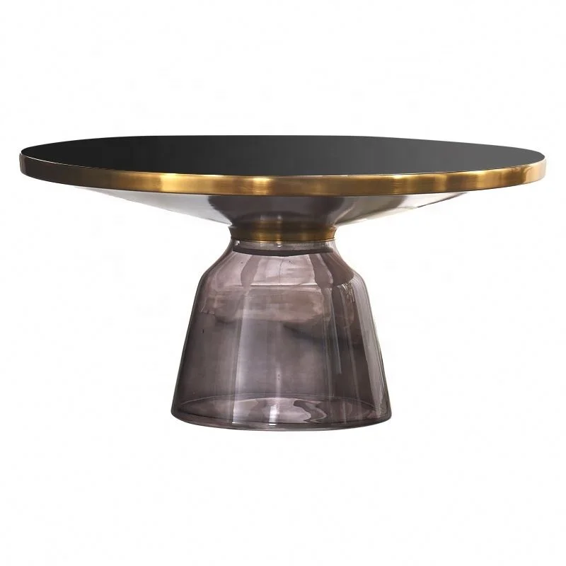 MEIJIA brand modern triangle Italian lounge Indian rosewood black round coffee tables