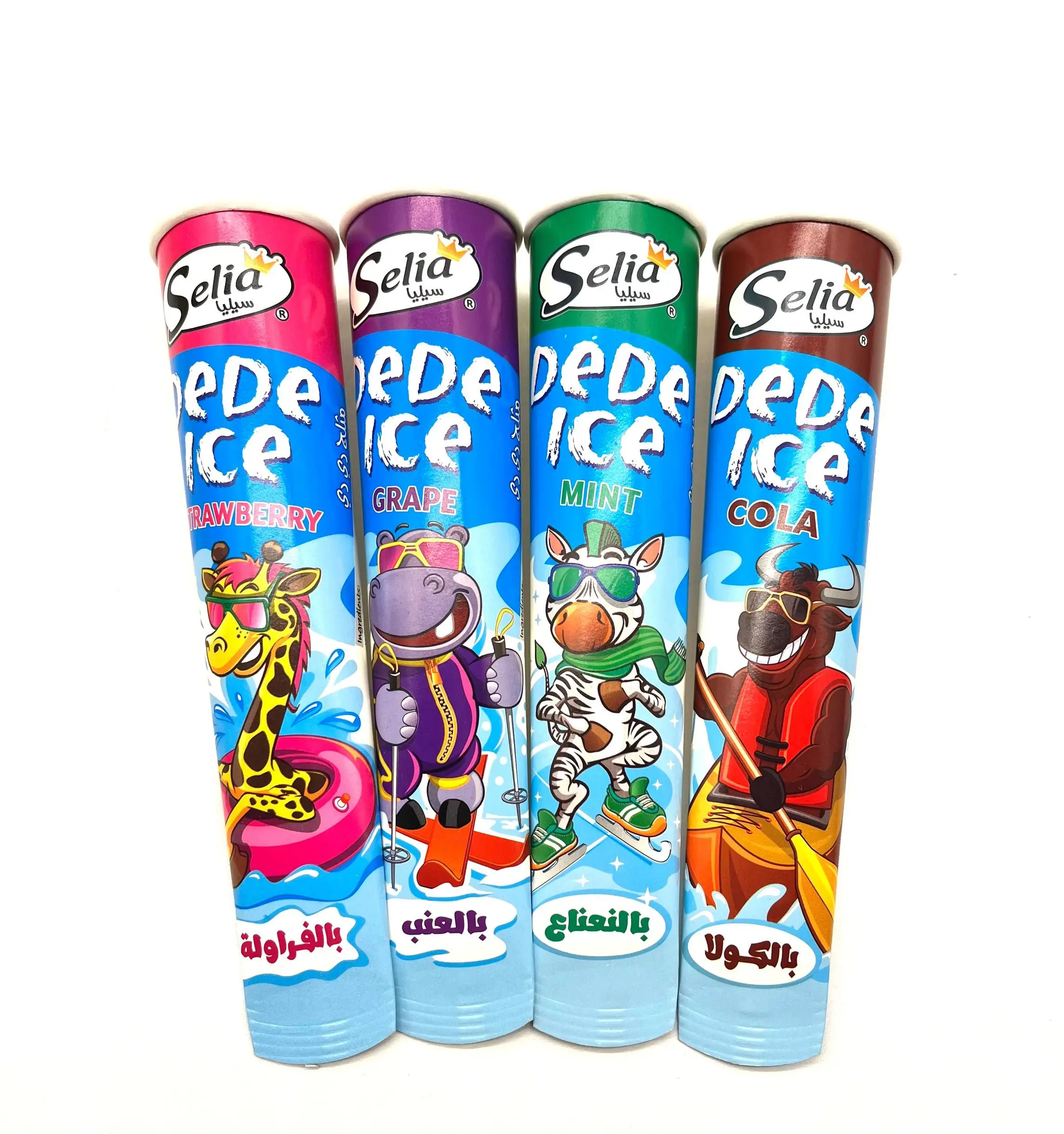 Индивидуальная печать, Одноразовая чашка Calippo, трубка для мороженого, трубка для мороженого с алюминиевой бумажной крышкой