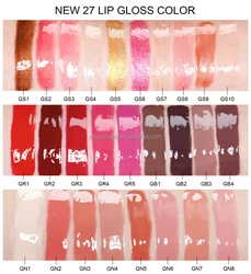 F11 Factory Wholesale Shiny Glitter Lip Gloss Custom Logo Plumping Vegan Organic Flavor Lipgloss Glossy Private Label Vendors