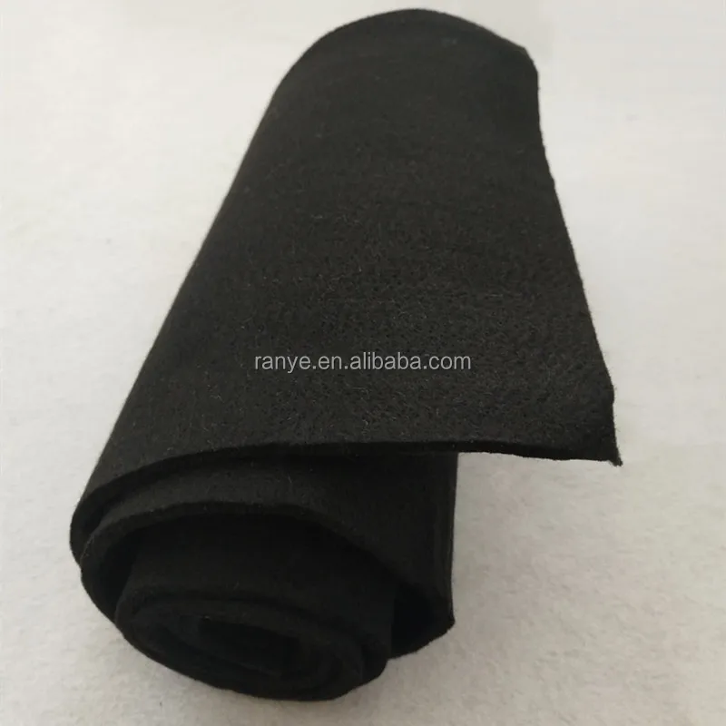 Pre-oxygenated carbon fiber felt fire retardant needle punch felt No dropping and no burning  blankets for car