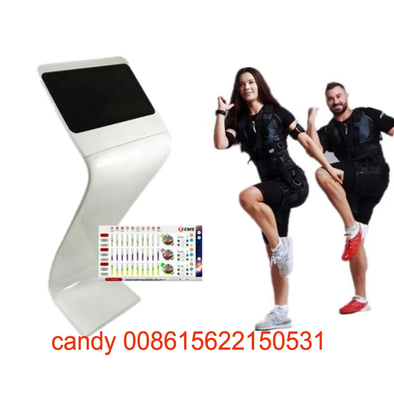 Silicone Wireless Electric Muscle Electrostimulation Stimulator Suit