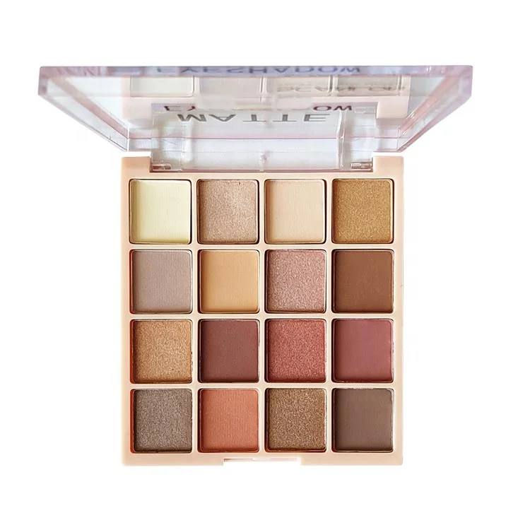 direct factory supply 16 colors custom eyeshadow palette makeup