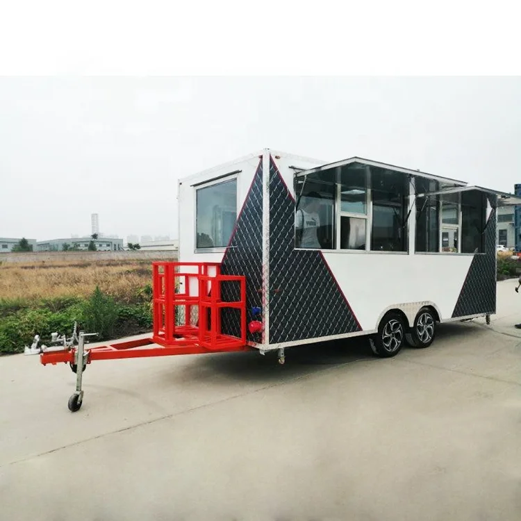 20 feet towing food truck bar horse bubble tea food truck fir sale in canada