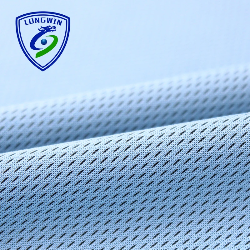 Chinese product 50% bamboo anti-bacterial yarn 50% polyester  polyester  birdeye mesh fabric  for polo shirt