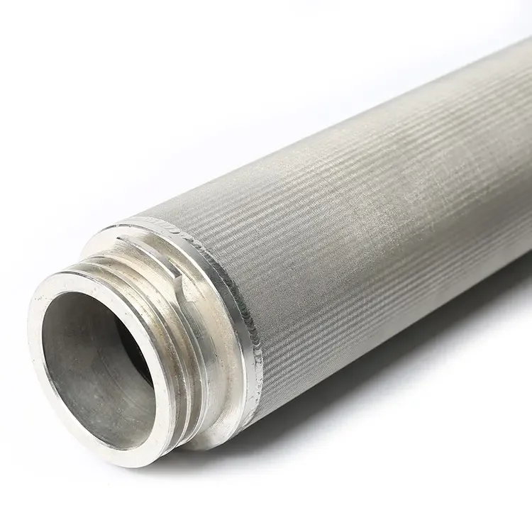 0.1 0.3 0.5 5 22 50 100 300 for Micron Filter Tube 304 316L Stainless Steel Sintered Filter Element
