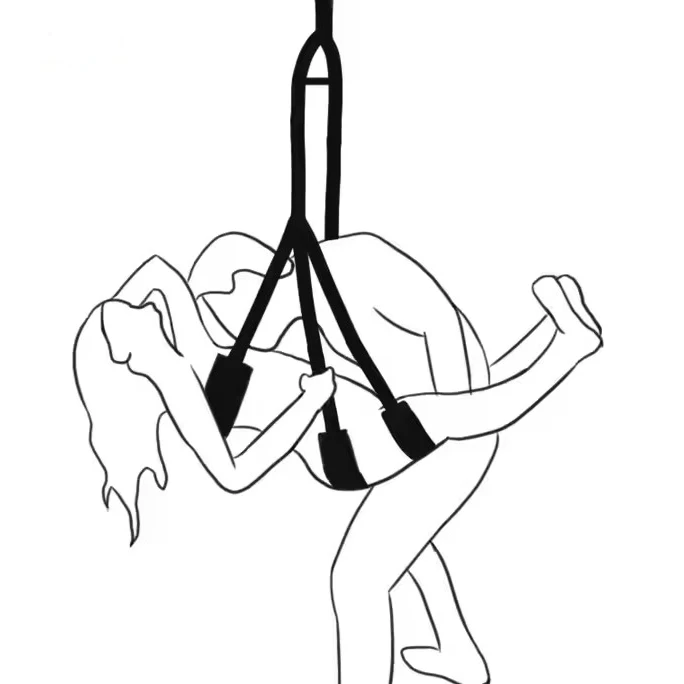 SM Sex Position Love Strong Swing Sex furniture Auxiliary tool prop Fantasy Yoga Erotic toy