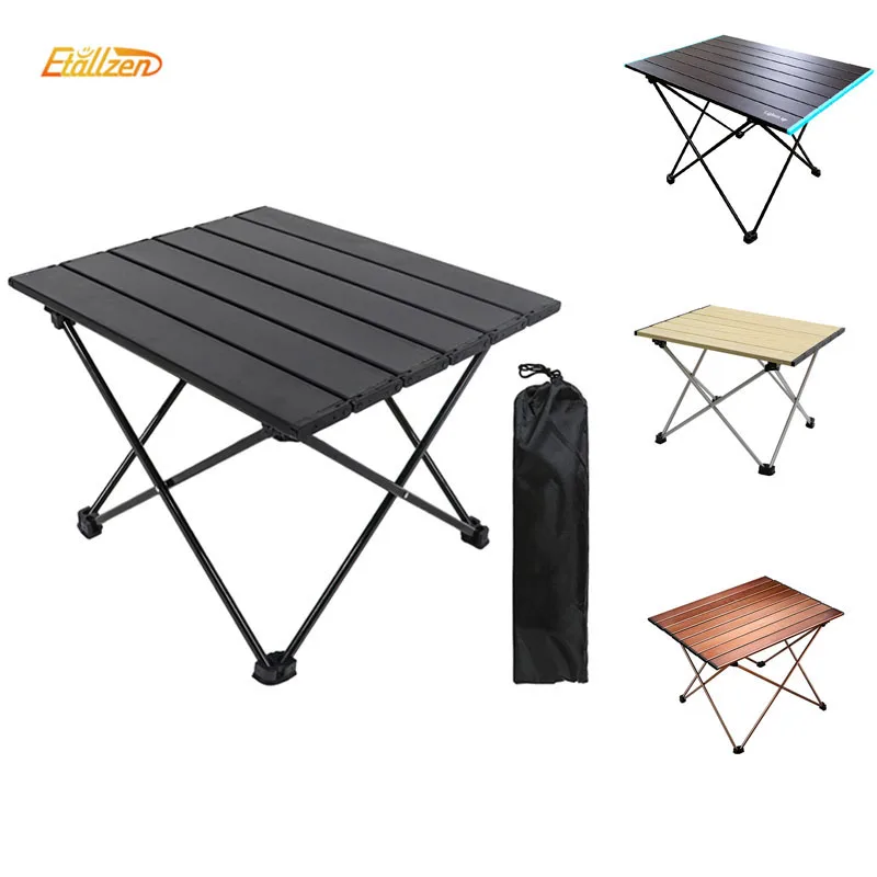 Multipurpose Rectangle Table Outdoor Aluminum Table Camping Picnic Dining Camp Table