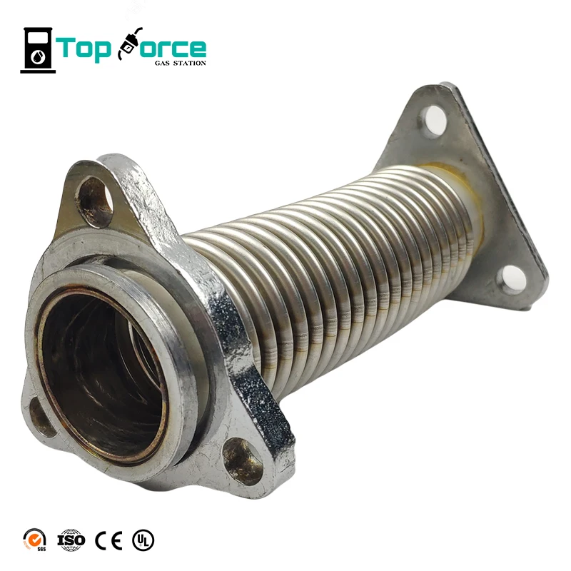 
Flexible pipe for fuel dispensers bellow pipe Steel Fuel Dispenser Corrugate Pipe 